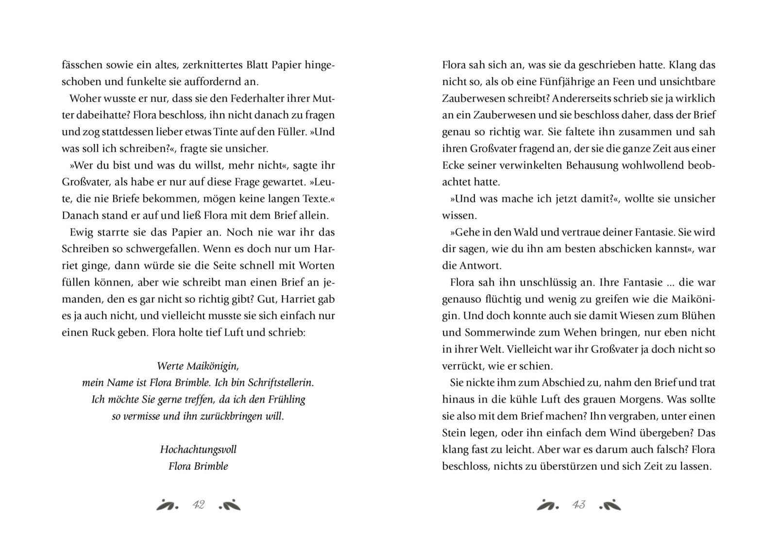 Beispielinhalt (Bild) Flora Brimble und der verlorene Frühling