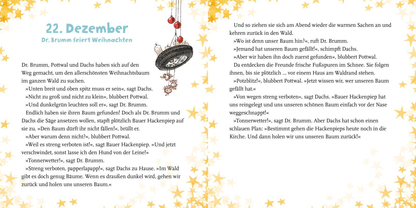 Beispielinhalt (Bild) Dr. Brumm: Dr. Brumms verflixter Advent