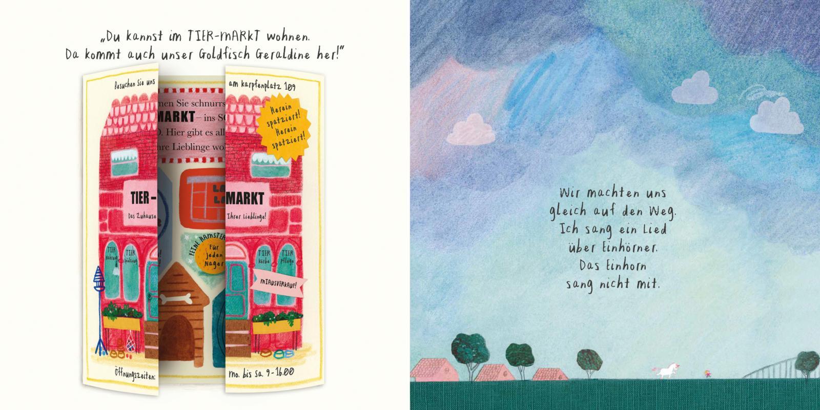 Beispielinhalt (Bild) Einhornpost