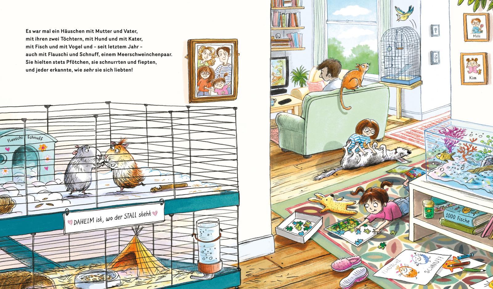 Beispielinhalt (Bild) Flauschi und Schnuff büxen aus