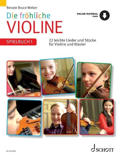 Vorderes Coverbild Die fröhliche Violine Spielbuch 1