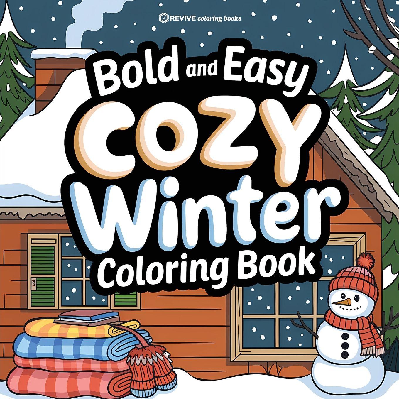 Vorderes Coverbild Bold & Easy Cozy Winter Coloring Book