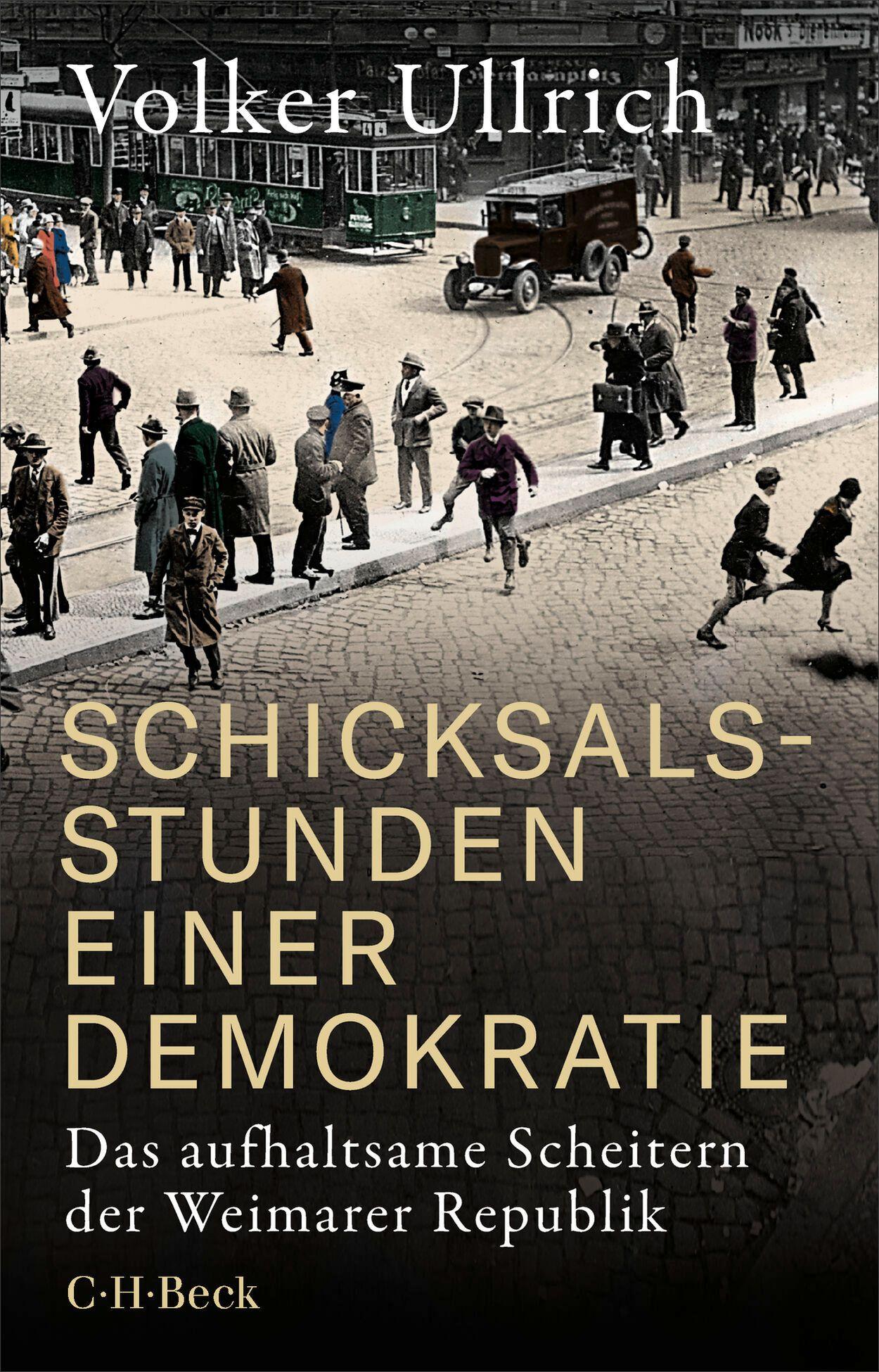 Vorderes Coverbild Schicksalsstunden einer Demokratie