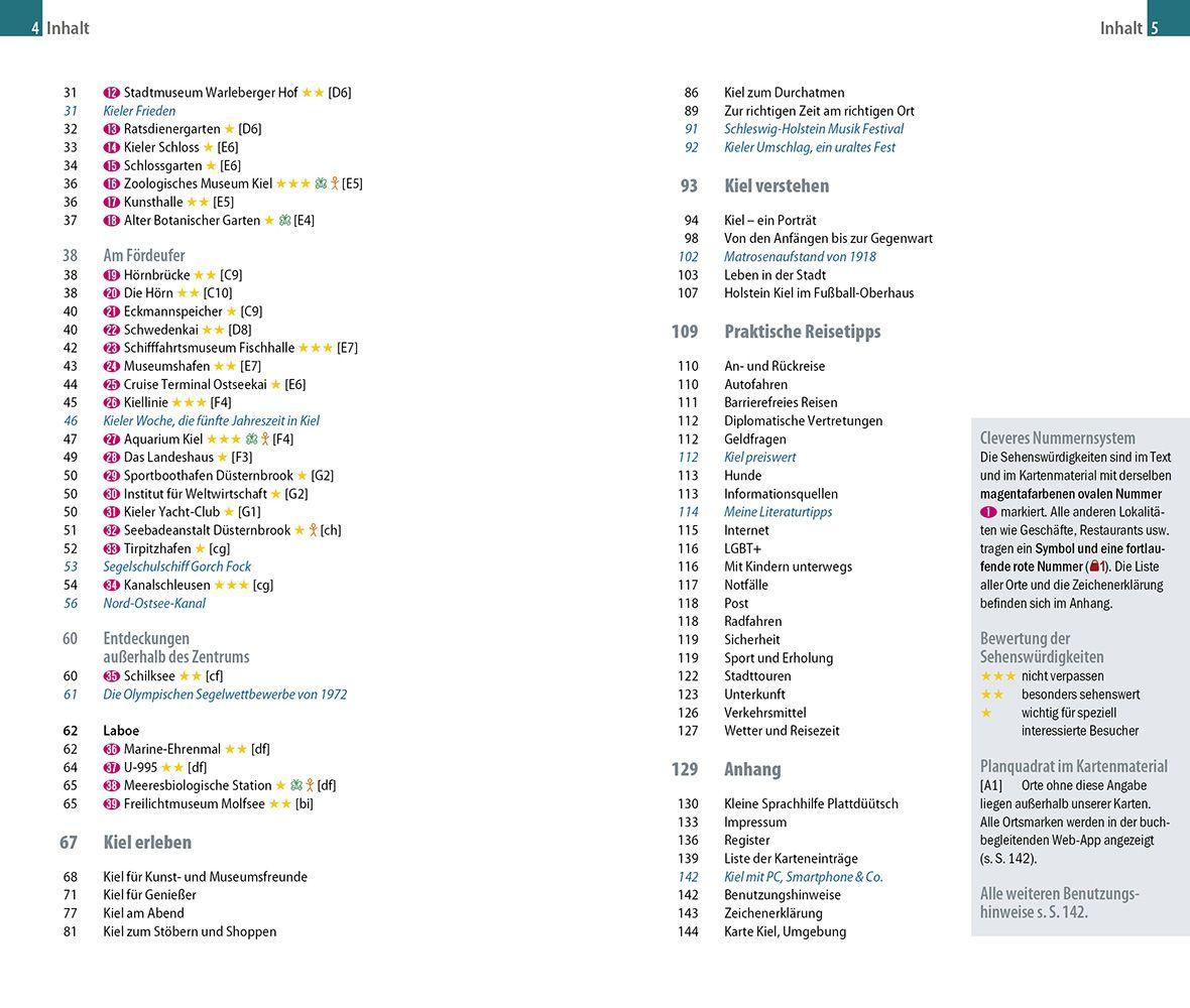 Beispielinhalt (Bild) Reise Know-How CityTrip Kiel mit Kieler Förde