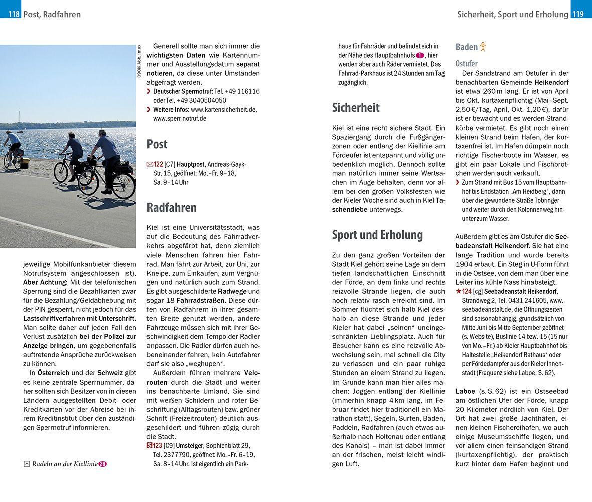 Beispielinhalt (Bild) Reise Know-How CityTrip Kiel mit Kieler Förde