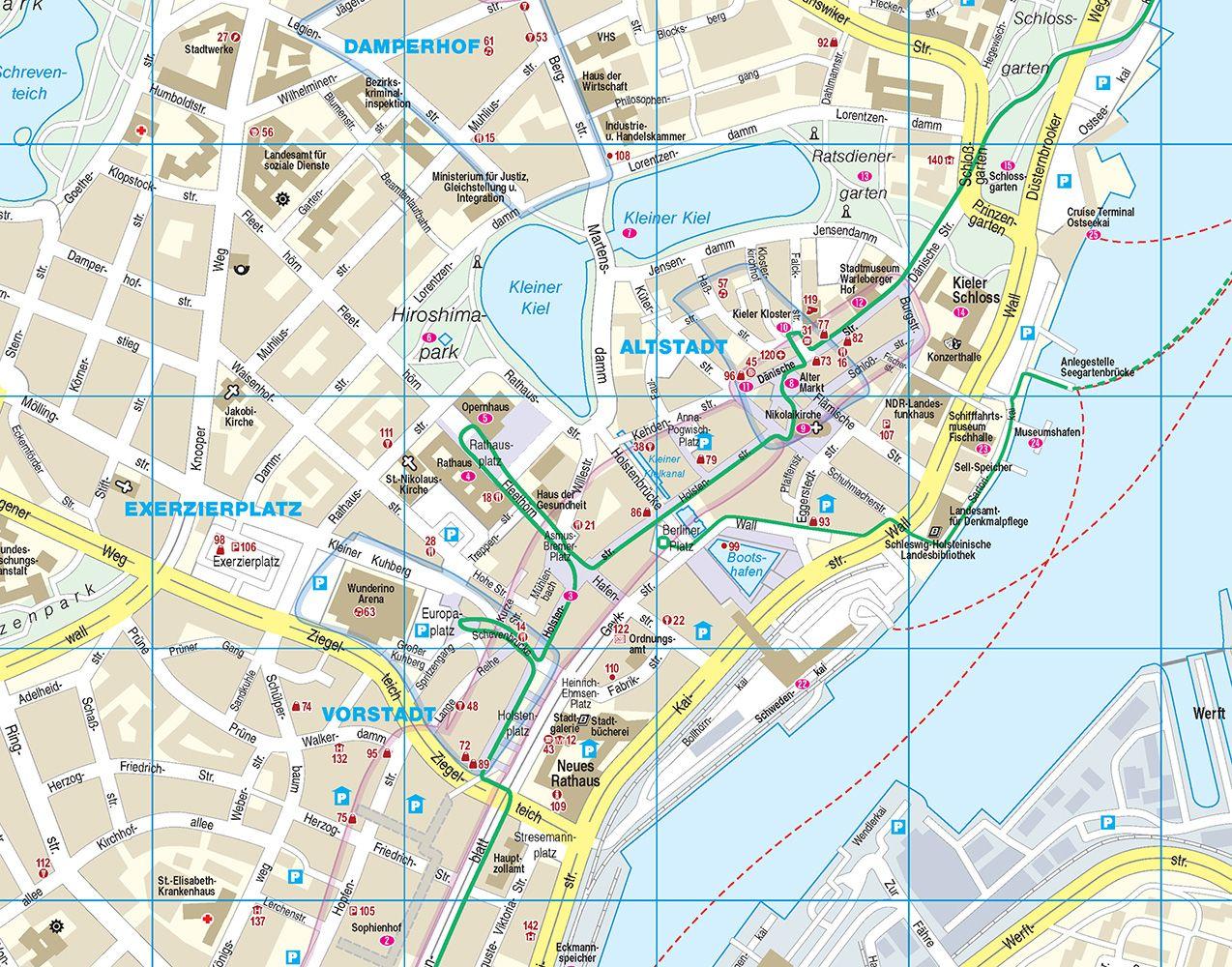 Beispielinhalt (Bild) Reise Know-How CityTrip Kiel mit Kieler Förde