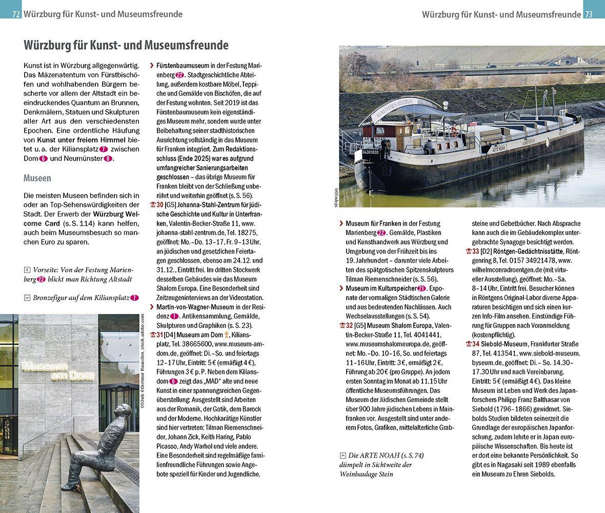 Beispielinhalt (Bild) Reise Know-How CityTrip Würzburg