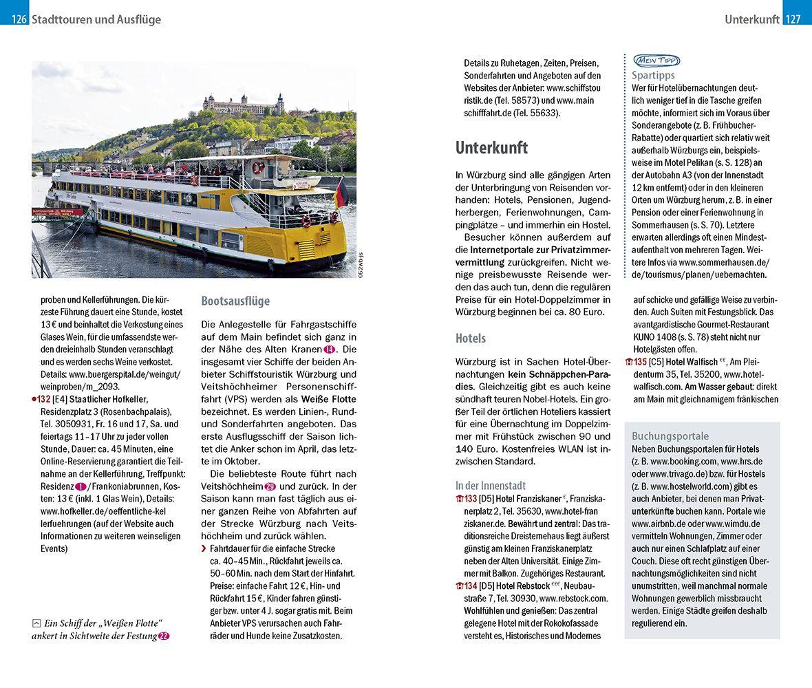 Beispielinhalt (Bild) Reise Know-How CityTrip Würzburg