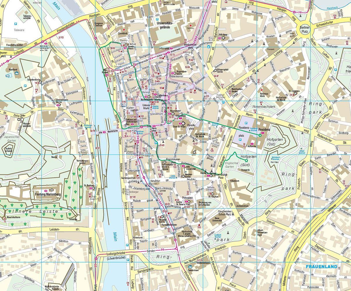 Beispielinhalt (Bild) Reise Know-How CityTrip Würzburg