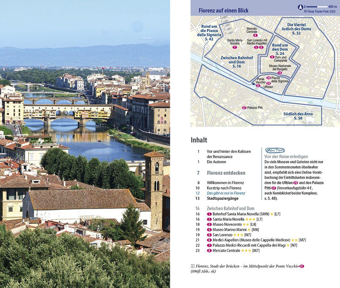 Beispielinhalt (Bild) Reise Know-How CityTrip Florenz
