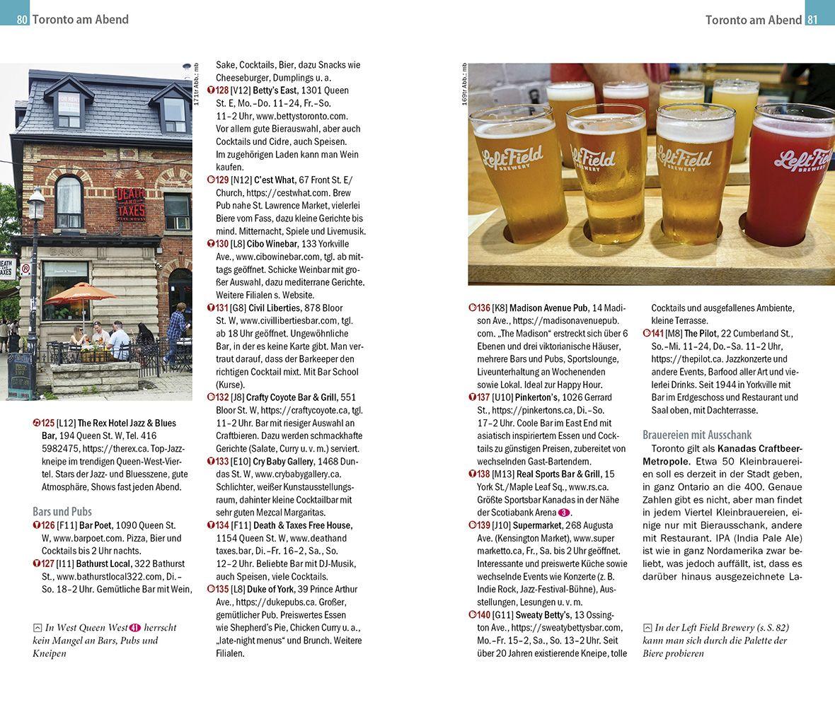 Beispielinhalt (Bild) Reise Know-How CityTrip Toronto