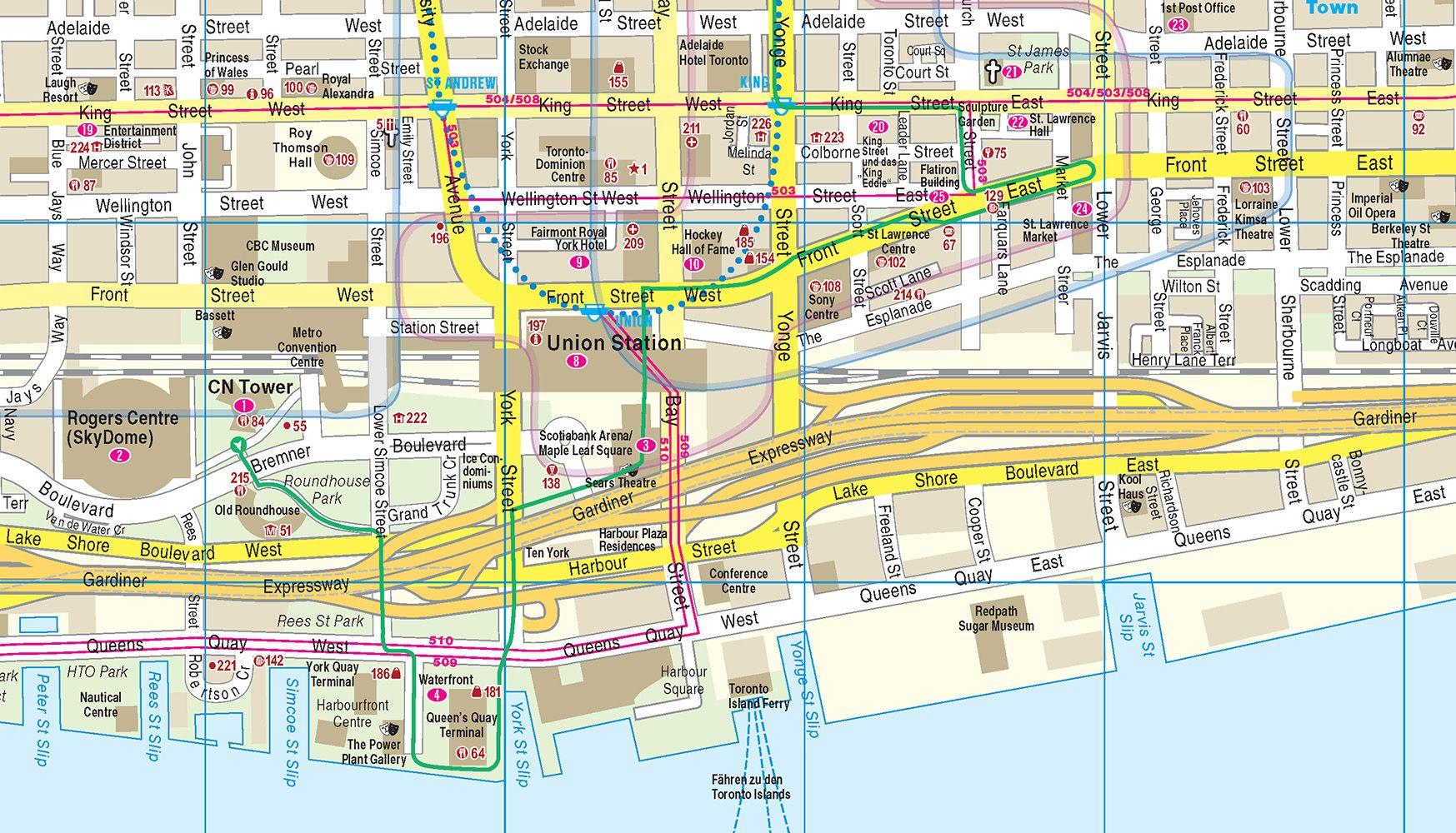 Beispielinhalt (Bild) Reise Know-How CityTrip Toronto