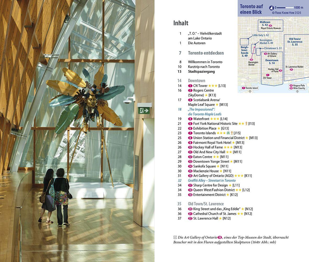Beispielinhalt (Bild) Reise Know-How CityTrip Toronto