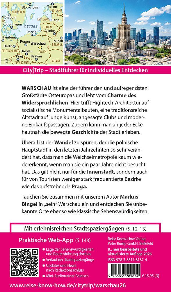 Beispielinhalt (Bild) Reise Know-How CityTrip Warschau
