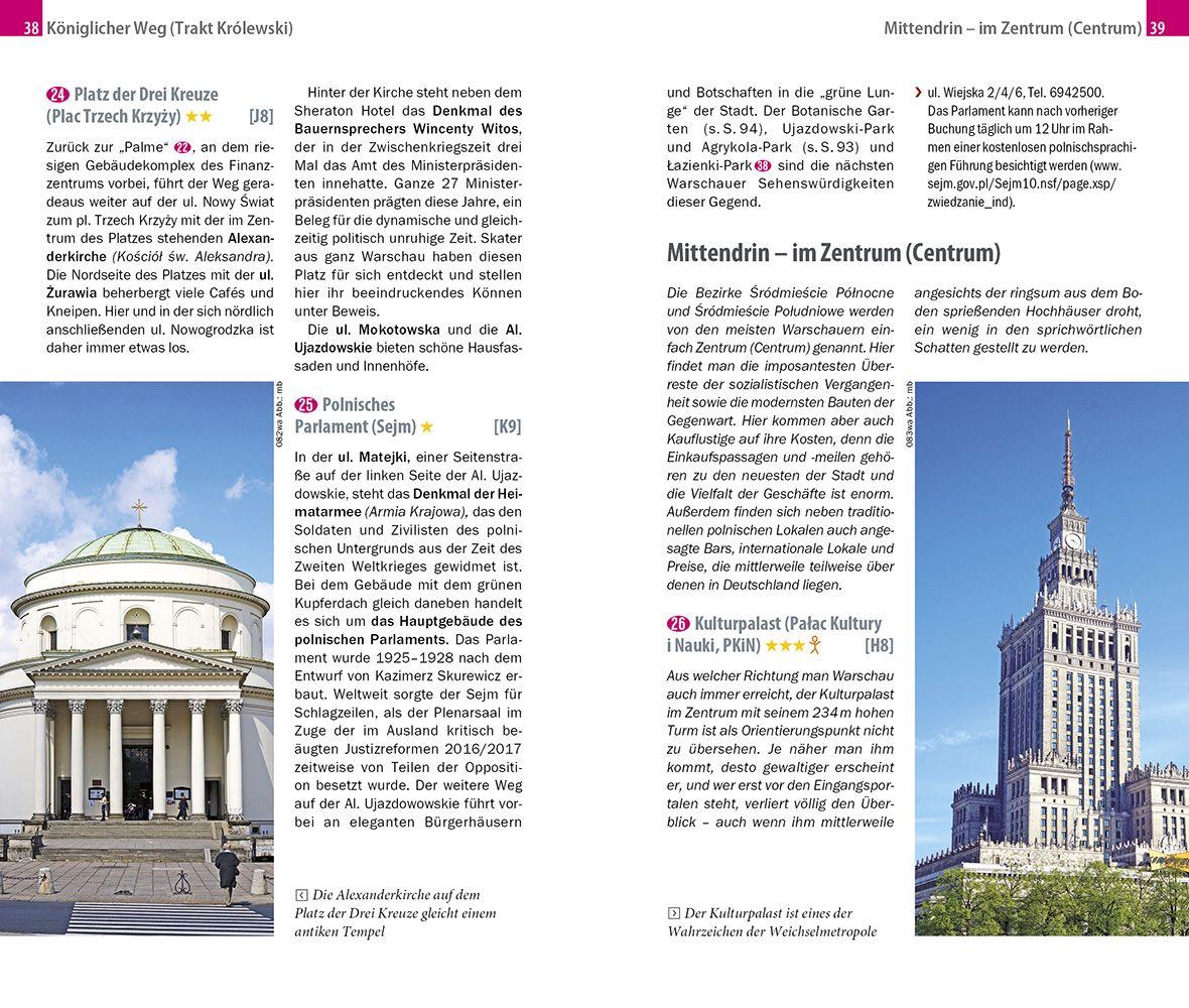 Beispielinhalt (Bild) Reise Know-How CityTrip Warschau