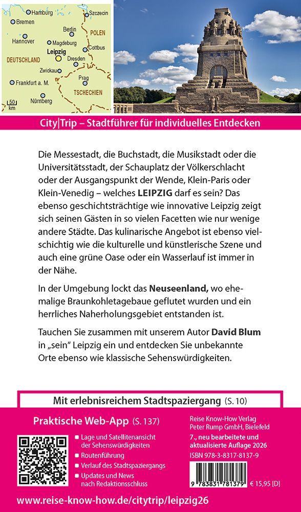 Beispielinhalt (Bild) Reise Know-How CityTrip Leipzig
