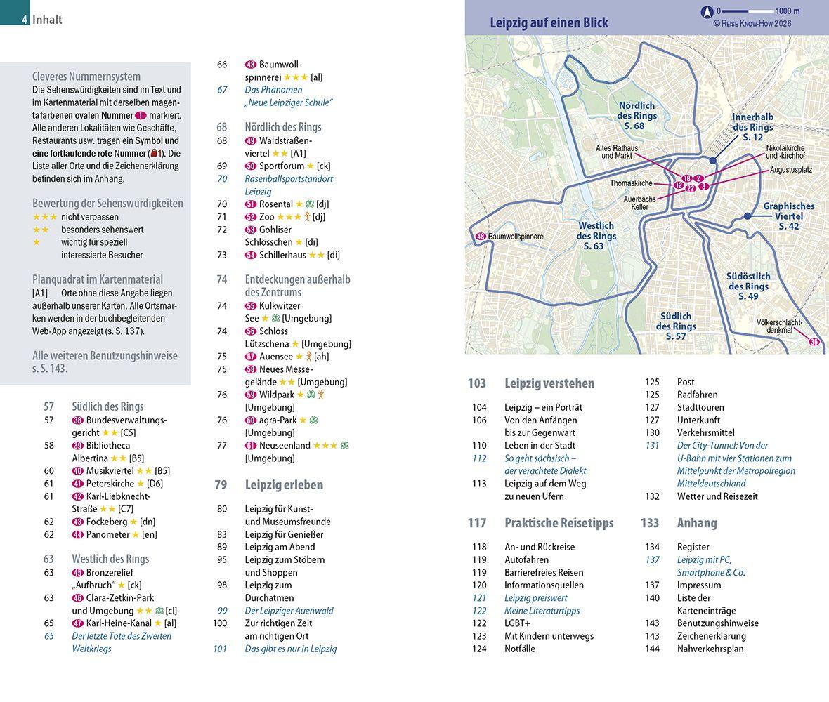 Beispielinhalt (Bild) Reise Know-How CityTrip Leipzig