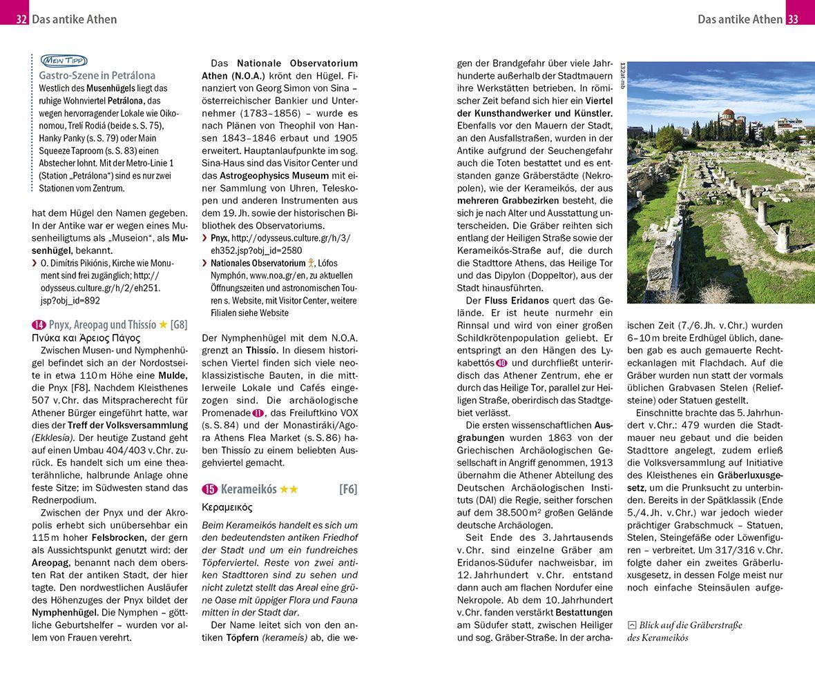 Beispielinhalt (Bild) Reise Know-How CityTrip Athen