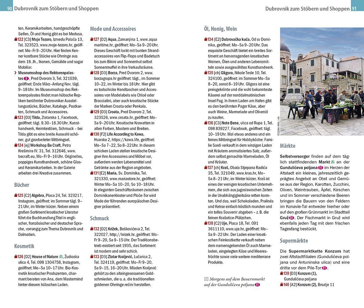 Beispielinhalt (Bild) Reise Know-How CityTrip Dubrovnik