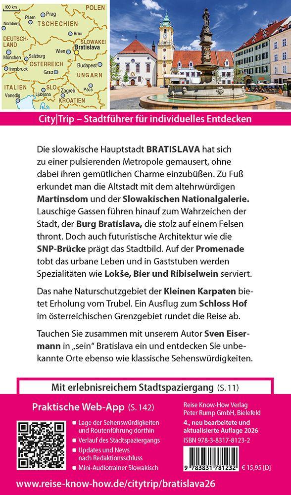 Beispielinhalt (Bild) Reise Know-How CityTrip Bratislava / Pressburg