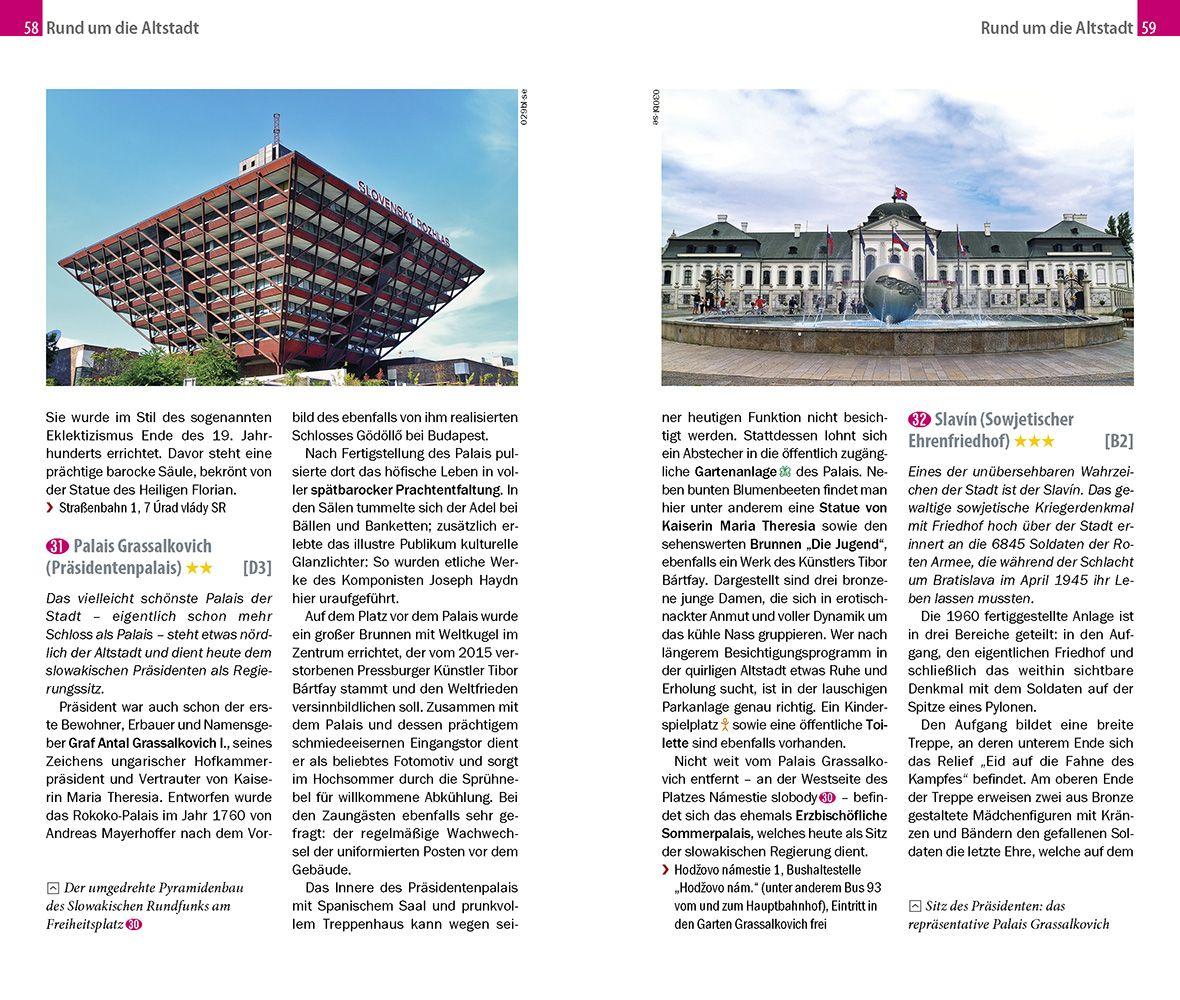 Beispielinhalt (Bild) Reise Know-How CityTrip Bratislava / Pressburg