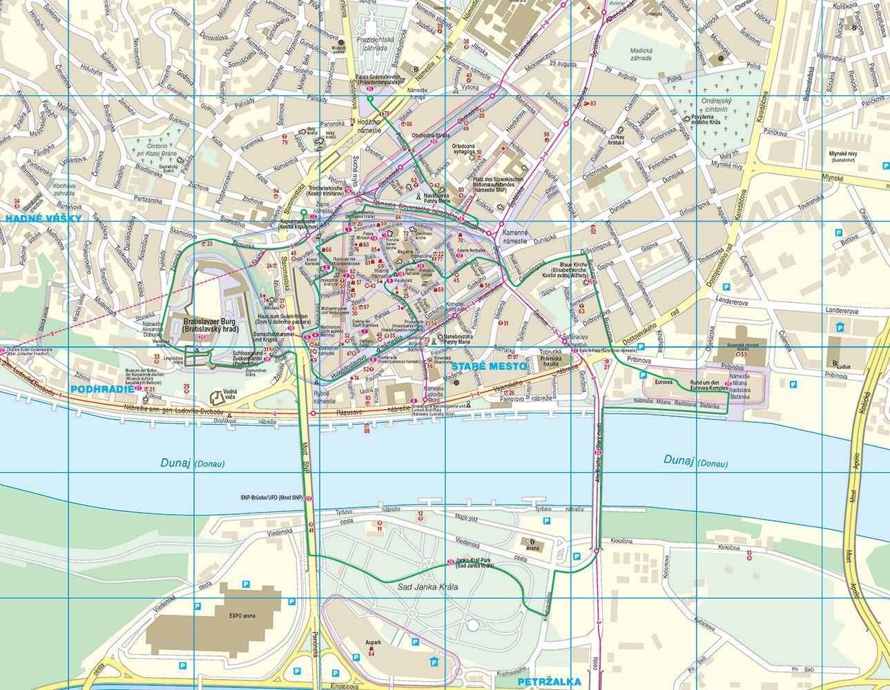 Beispielinhalt (Bild) Reise Know-How CityTrip Bratislava / Pressburg