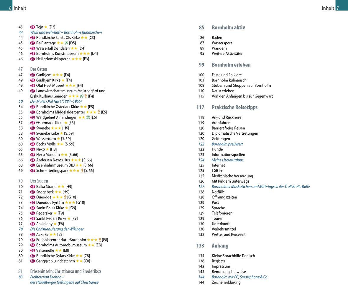Beispielinhalt (Bild) Reise Know-How InselTrip Bornholm