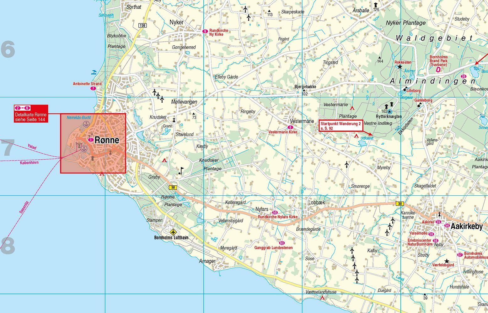 Beispielinhalt (Bild) Reise Know-How InselTrip Bornholm