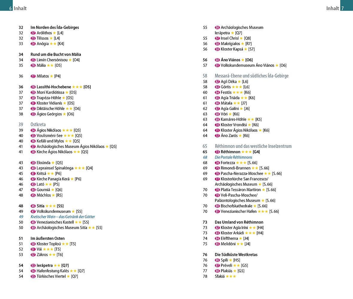 Beispielinhalt (Bild) Reise Know-How InselTrip Kreta
