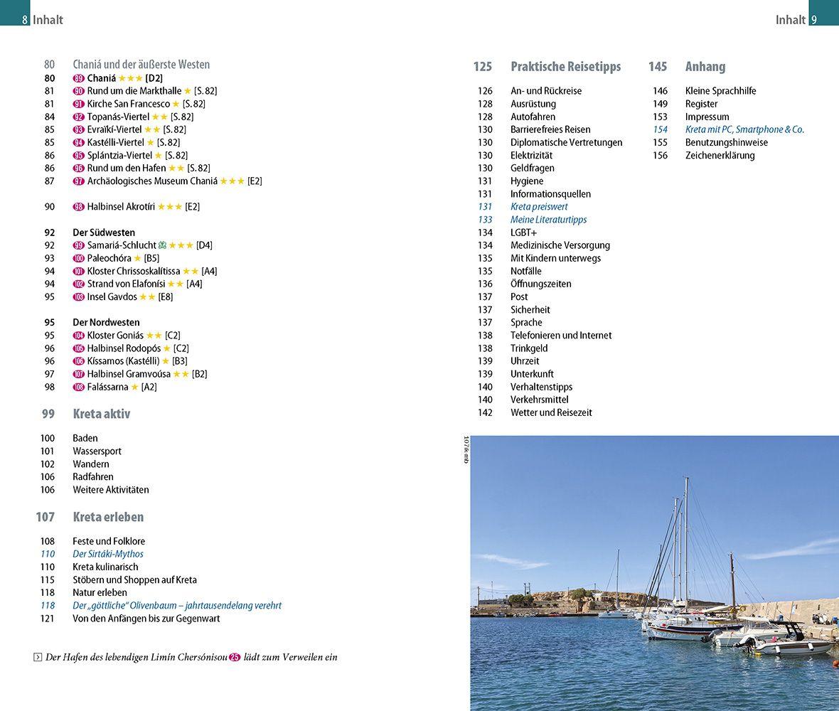 Beispielinhalt (Bild) Reise Know-How InselTrip Kreta