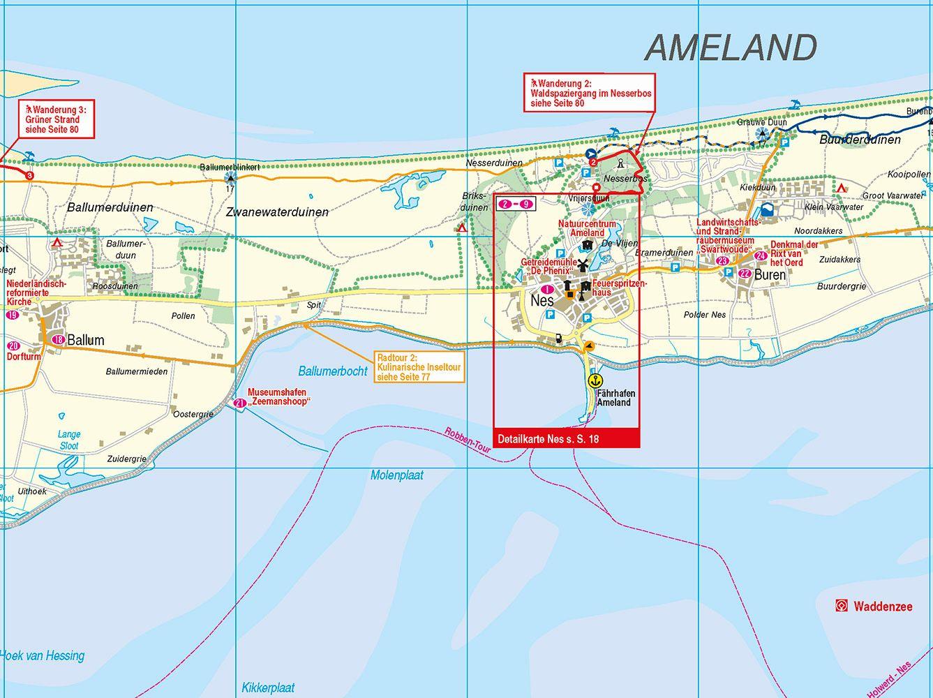 Beispielinhalt (Bild) Reise Know-How InselTrip Ameland