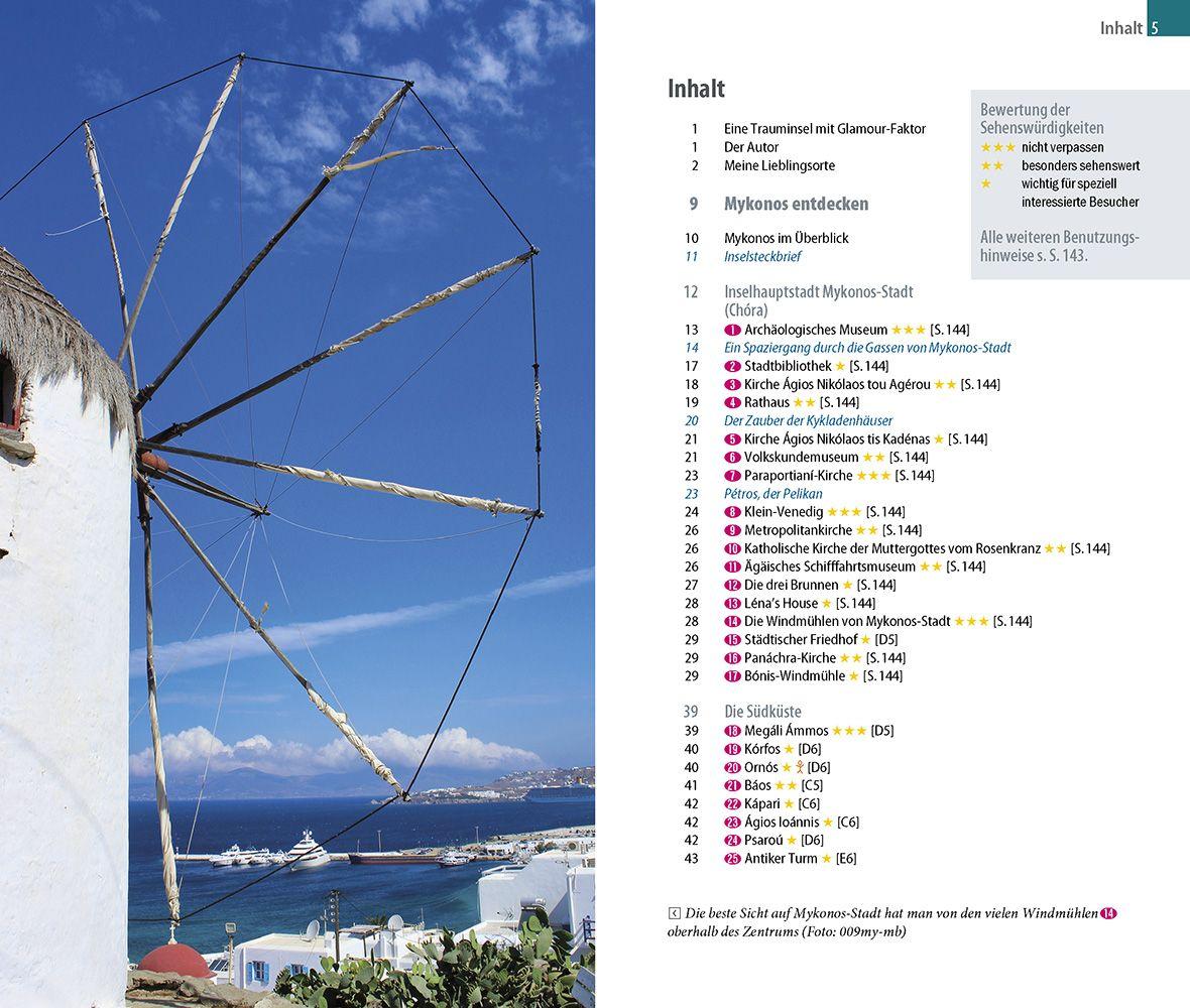 Beispielinhalt (Bild) Reise Know-How InselTrip Mykonos mit Ausflug nach Delos und Tínos