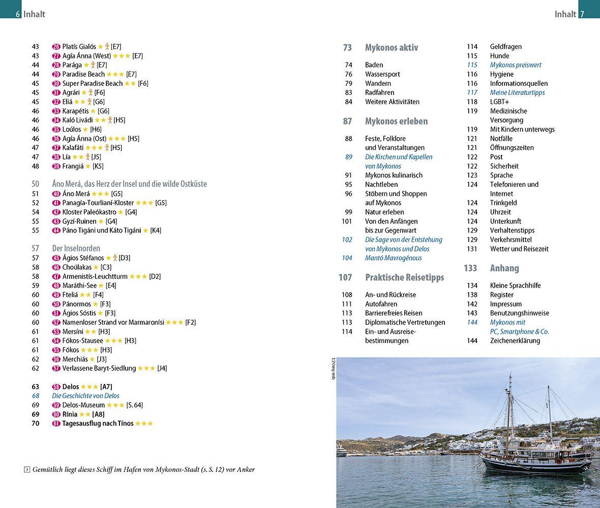 Beispielinhalt (Bild) Reise Know-How InselTrip Mykonos mit Ausflug nach Delos und Tínos