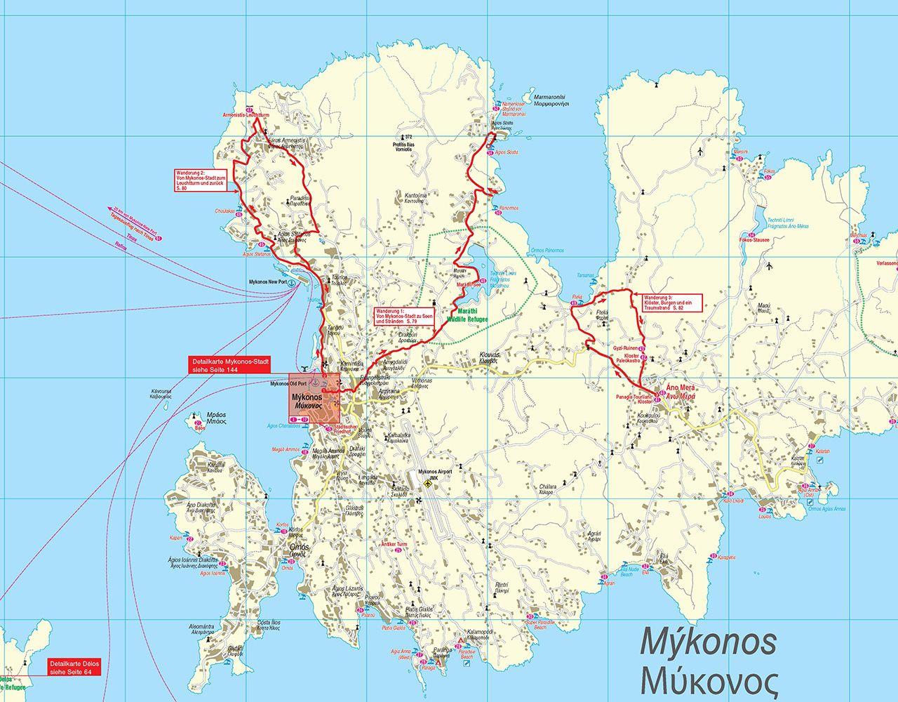 Beispielinhalt (Bild) Reise Know-How InselTrip Mykonos mit Ausflug nach Delos und Tínos