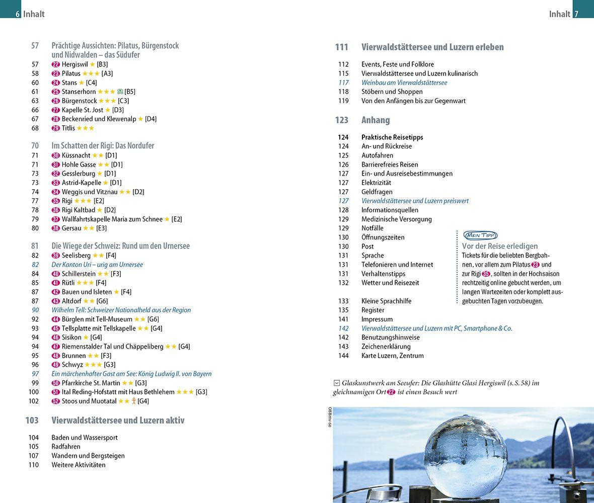 Beispielinhalt (Bild) Reise Know-How MeinTrip Vierwaldstättersee & Luzern