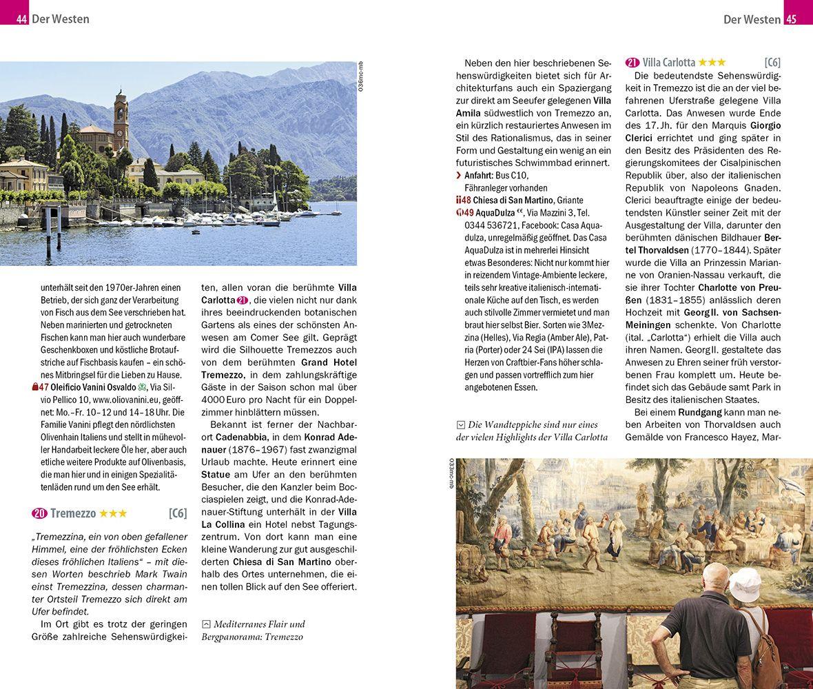 Beispielinhalt (Bild) Reise Know-How MeinTrip Comer See