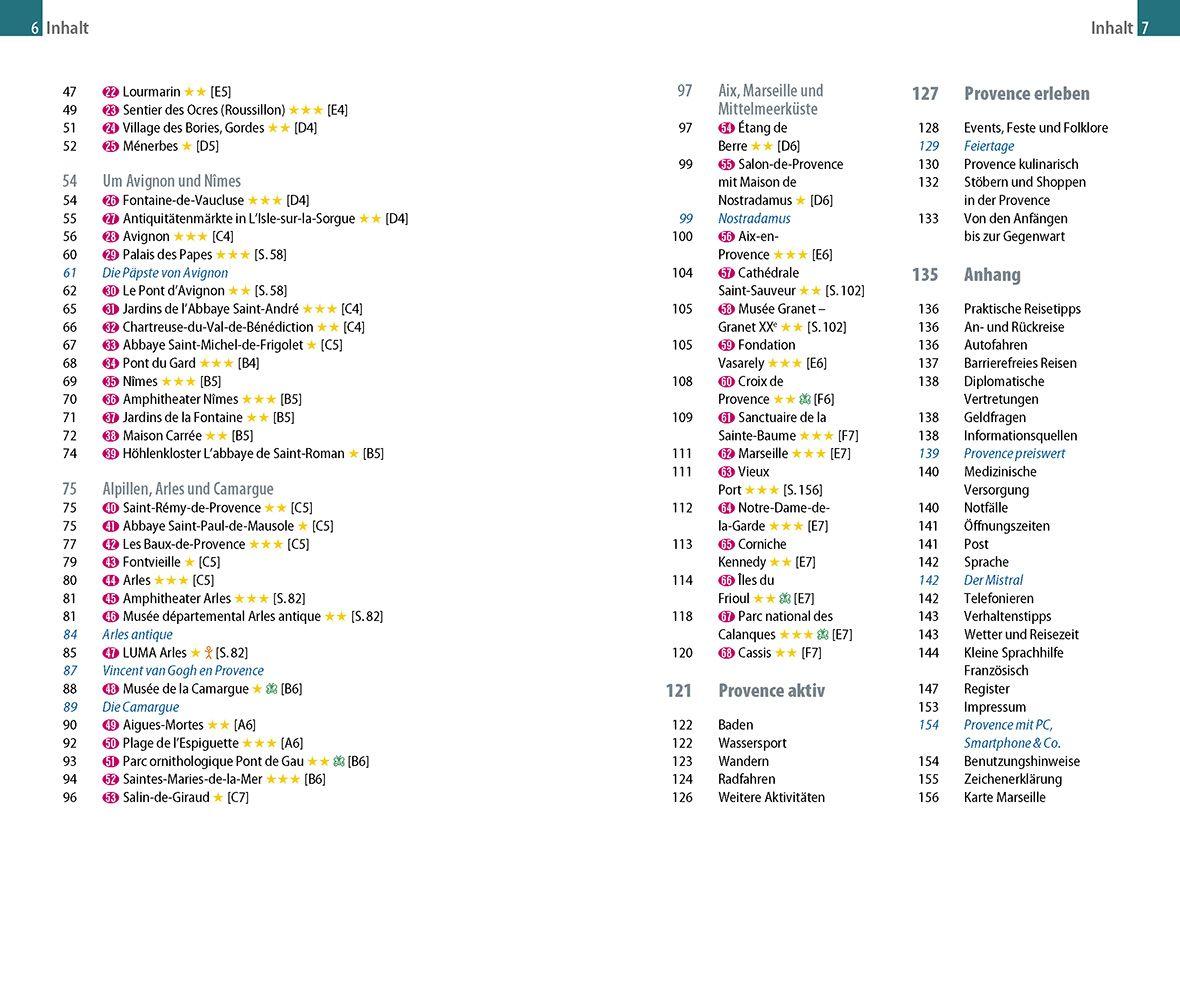 Beispielinhalt (Bild) Reise Know-How MeinTrip Provence