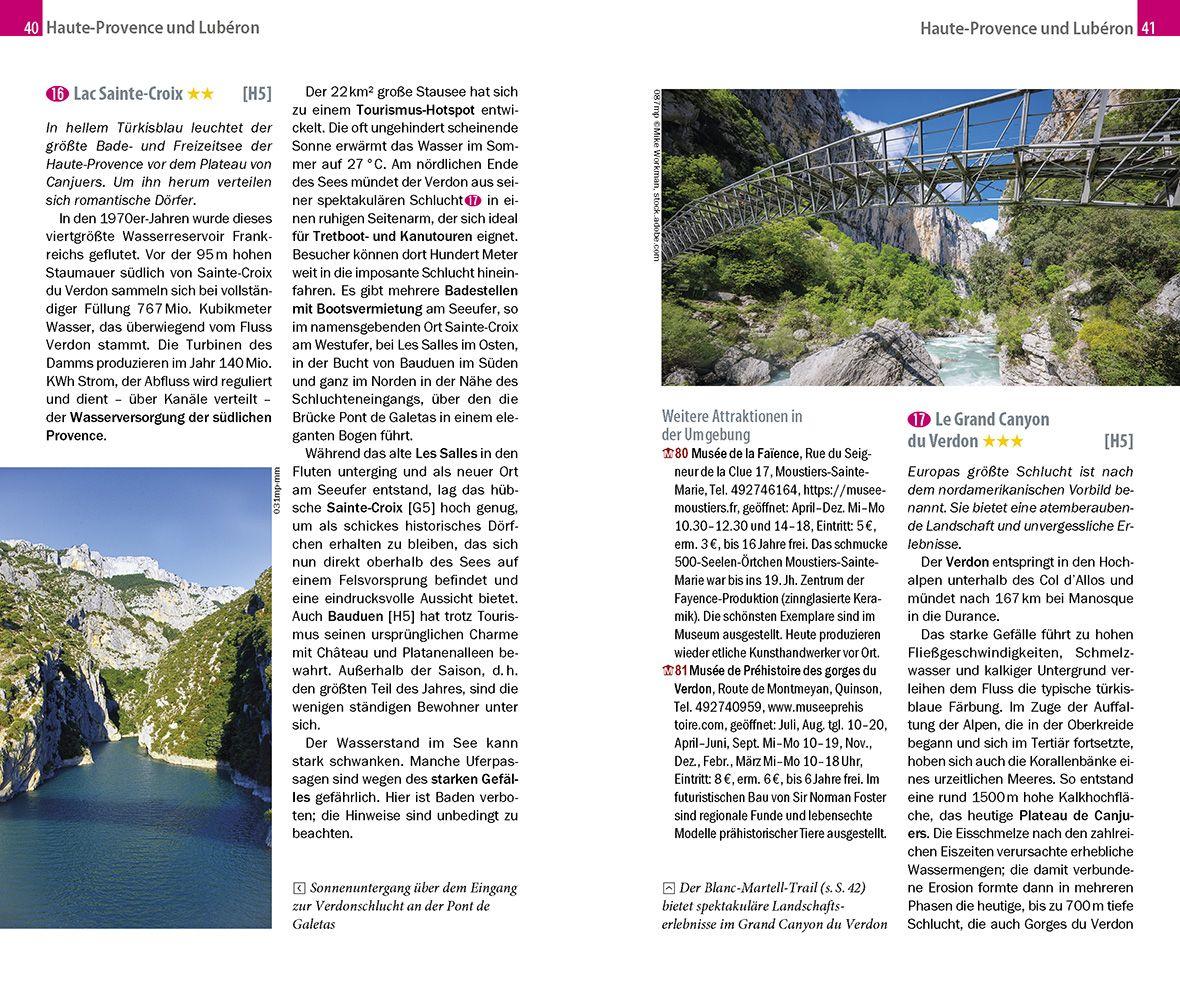 Beispielinhalt (Bild) Reise Know-How MeinTrip Provence