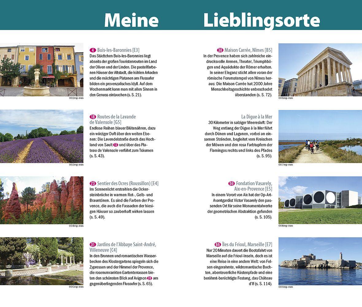 Beispielinhalt (Bild) Reise Know-How MeinTrip Provence