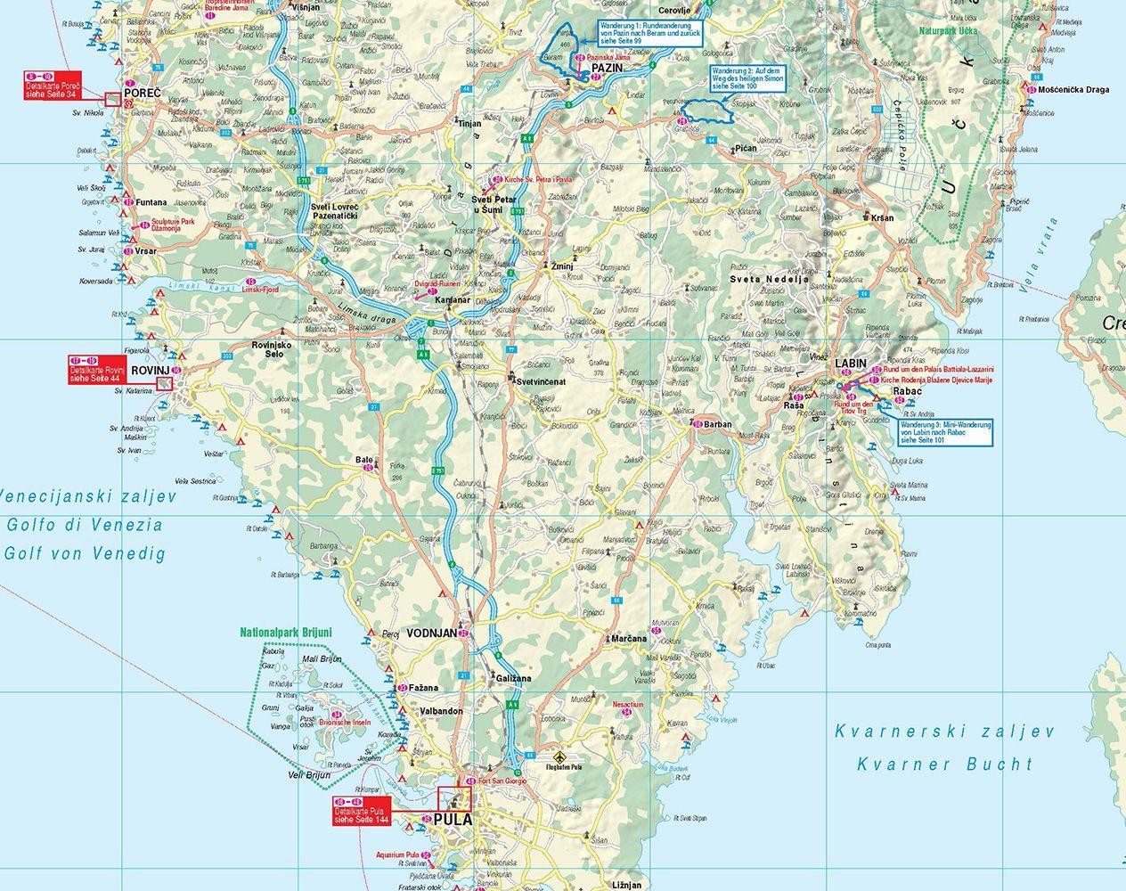 Beispielinhalt (Bild) Reise Know-How MeinTrip Istrien