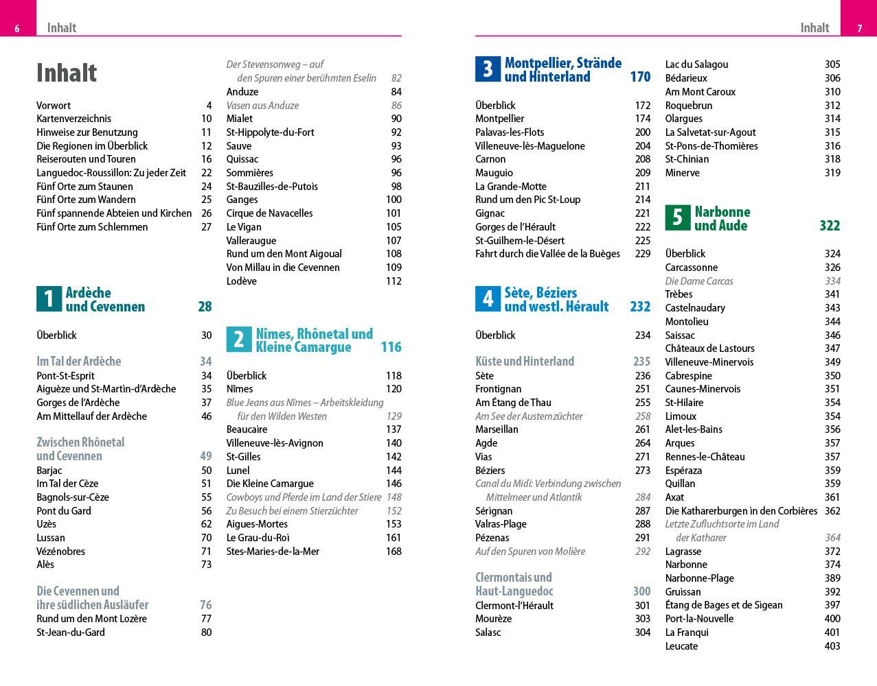 Beispielinhalt (Bild) Reise Know-How Reiseführer Languedoc-Roussillon