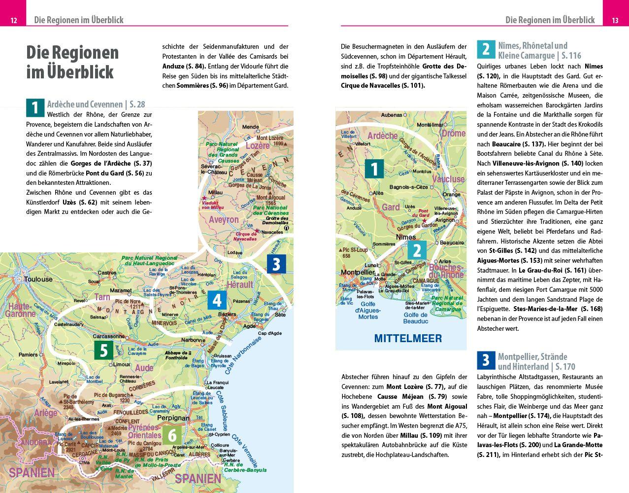 Beispielinhalt (Bild) Reise Know-How Reiseführer Languedoc-Roussillon