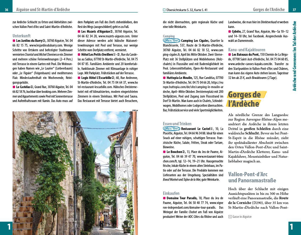 Beispielinhalt (Bild) Reise Know-How Reiseführer Languedoc-Roussillon