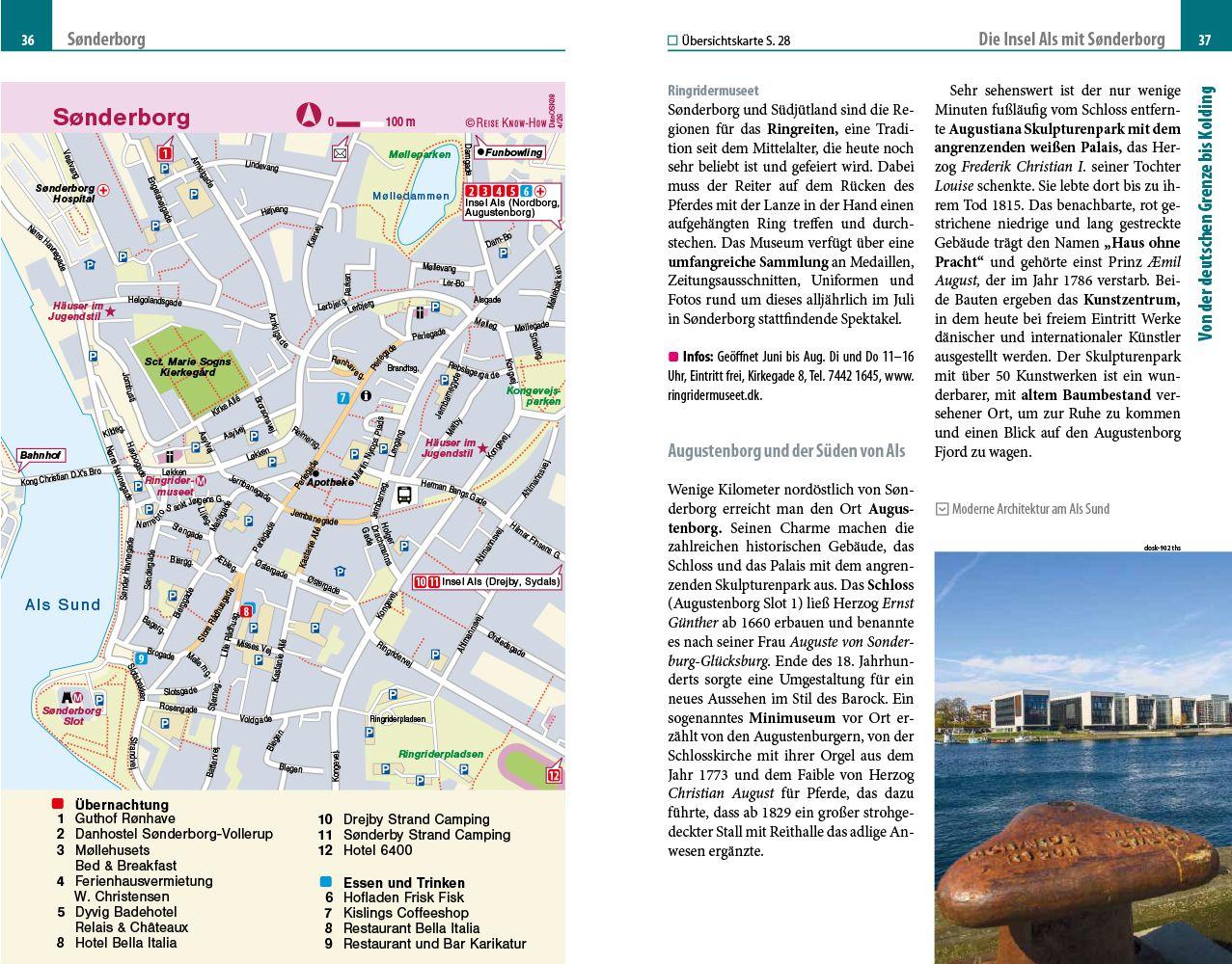 Beispielinhalt (Bild) Reise Know-How Reiseführer Dänemark - Ostseeküste und Fünen