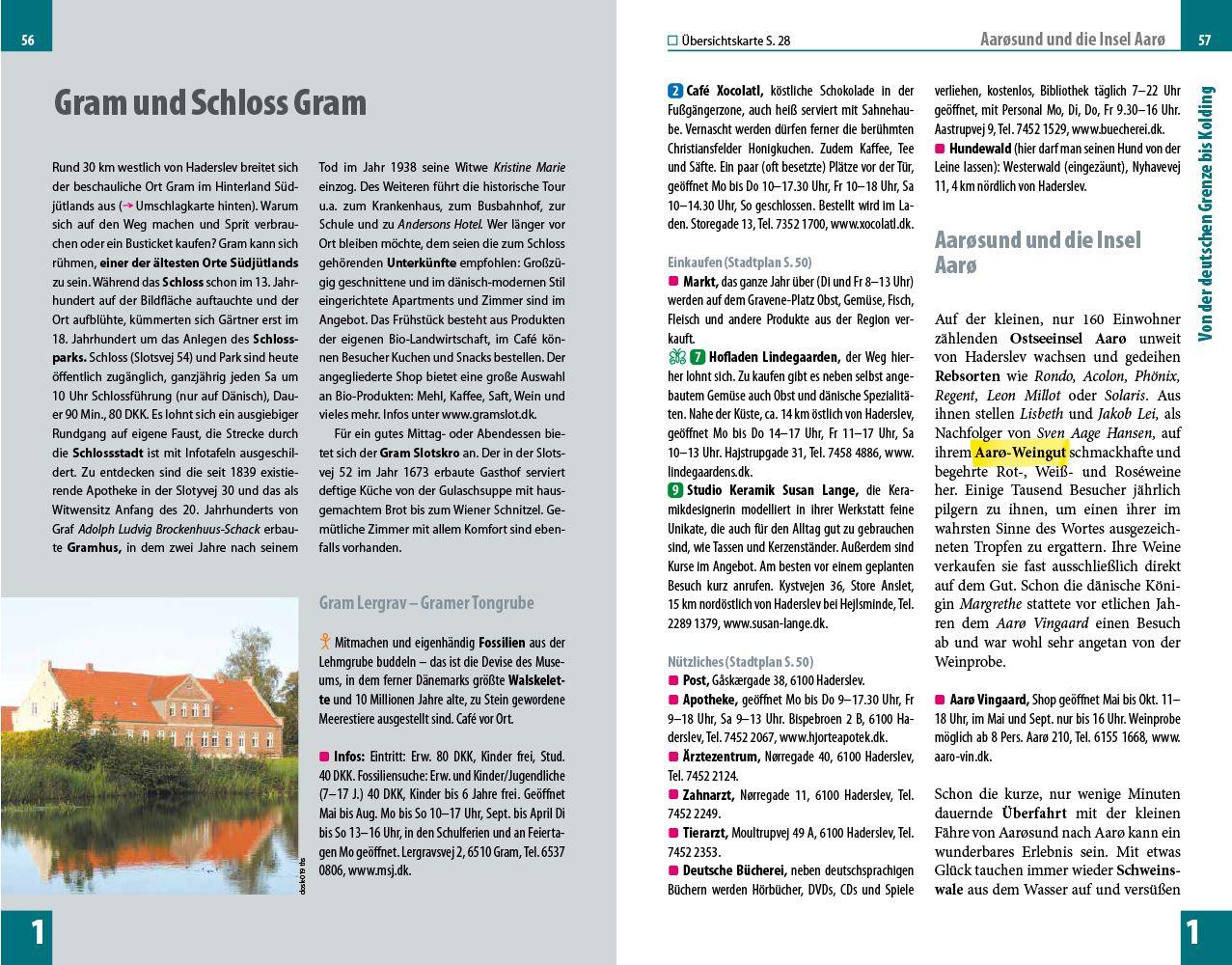 Beispielinhalt (Bild) Reise Know-How Reiseführer Dänemark - Ostseeküste und Fünen