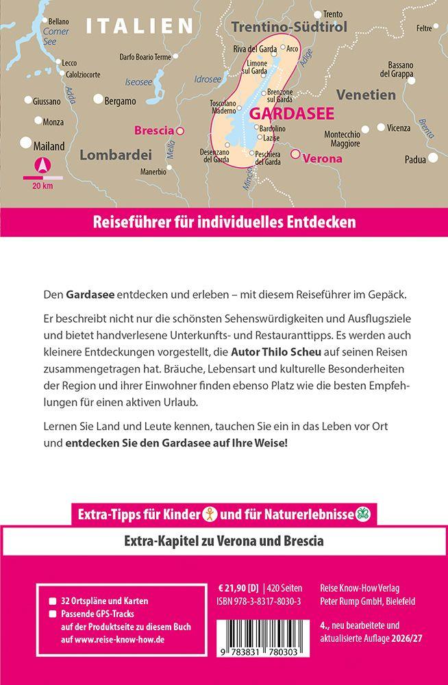 Beispielinhalt (Bild) Reise Know-How Reiseführer Gardasee mit Verona und Brescia
