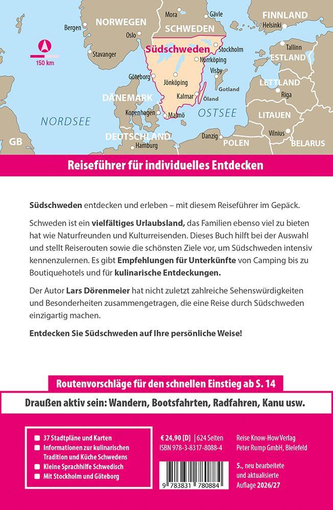 Beispielinhalt (Bild) Reise Know-How Reiseführer Südschweden