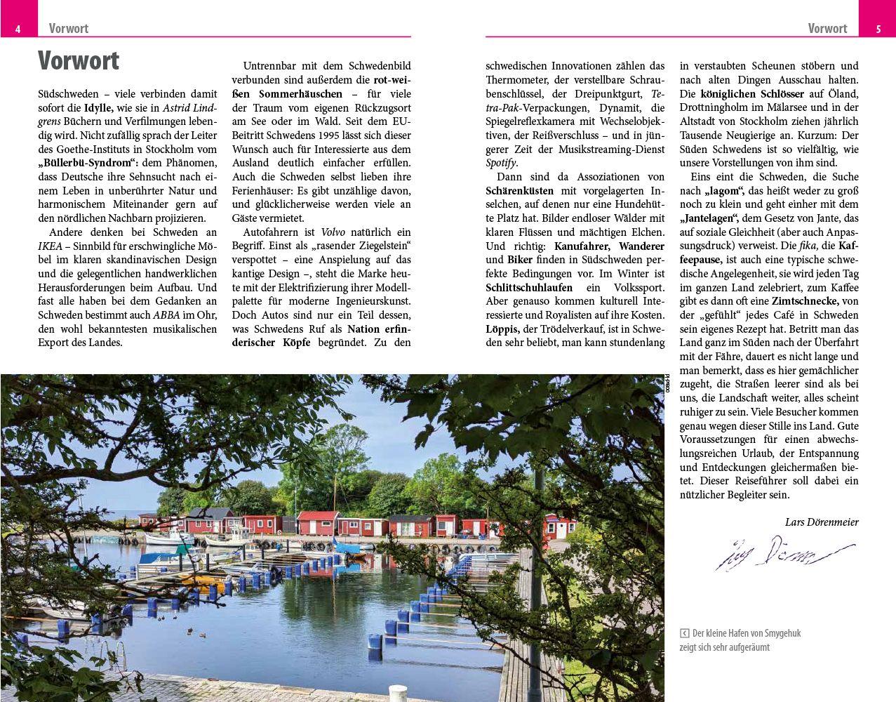 Beispielinhalt (Bild) Reise Know-How Reiseführer Südschweden