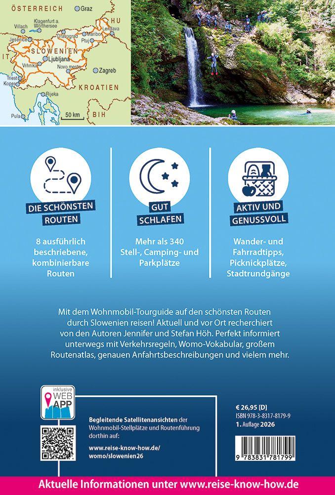 Beispielinhalt (Bild) Reise Know-How Wohnmobil-Tourguide Slowenien