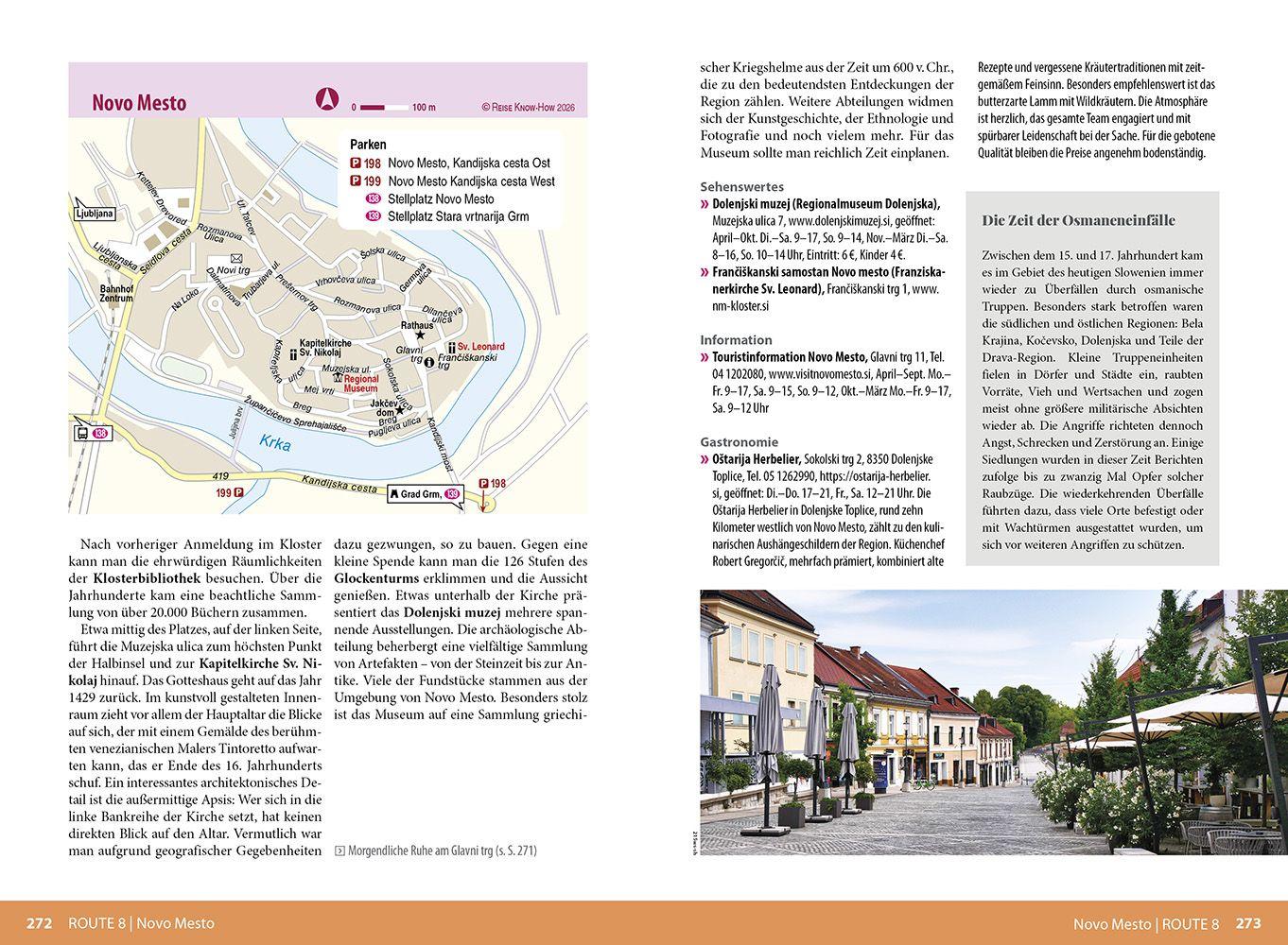 Beispielinhalt (Bild) Reise Know-How Wohnmobil-Tourguide Slowenien